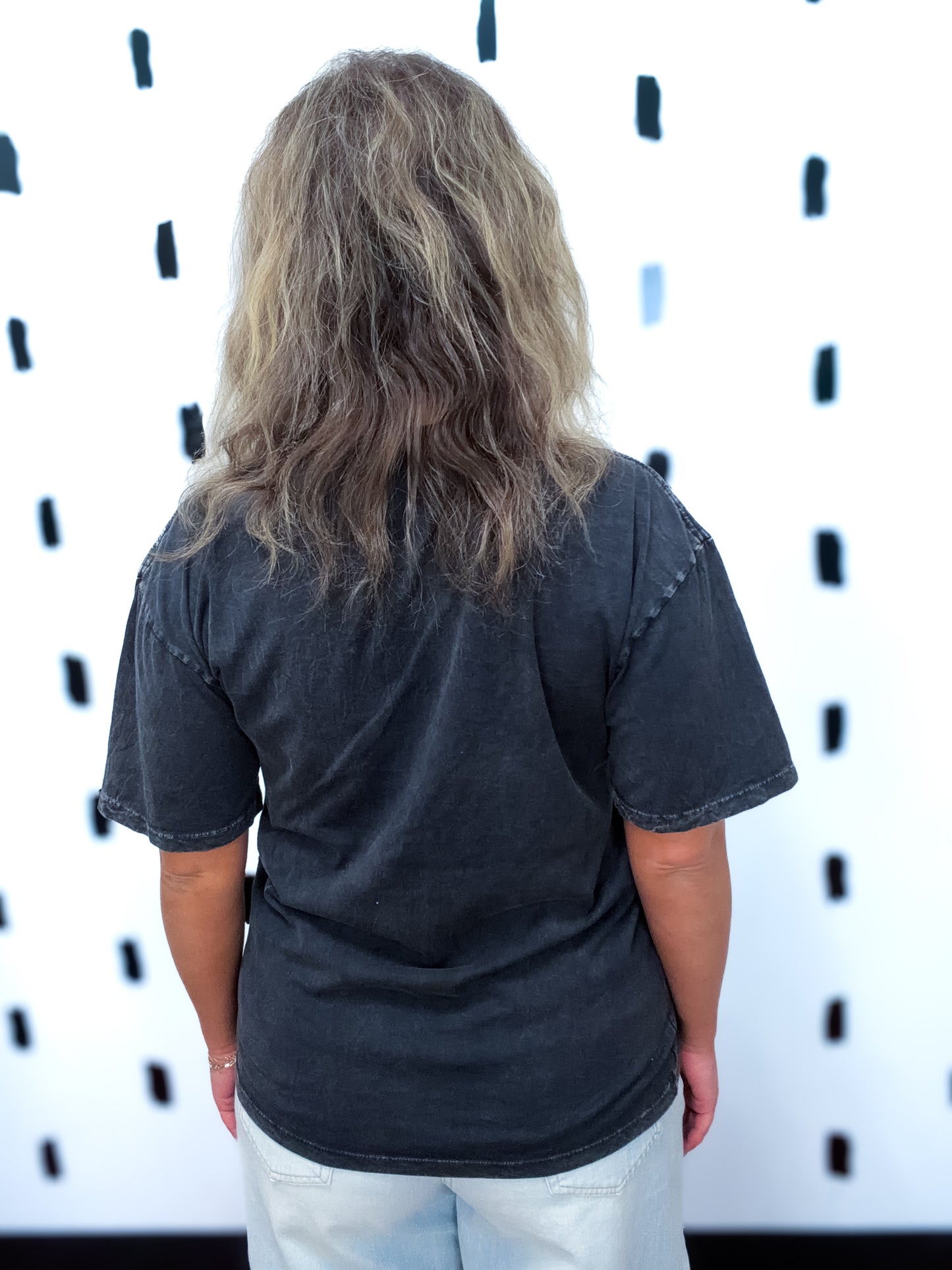 Black Tiger Face Graphic Tee