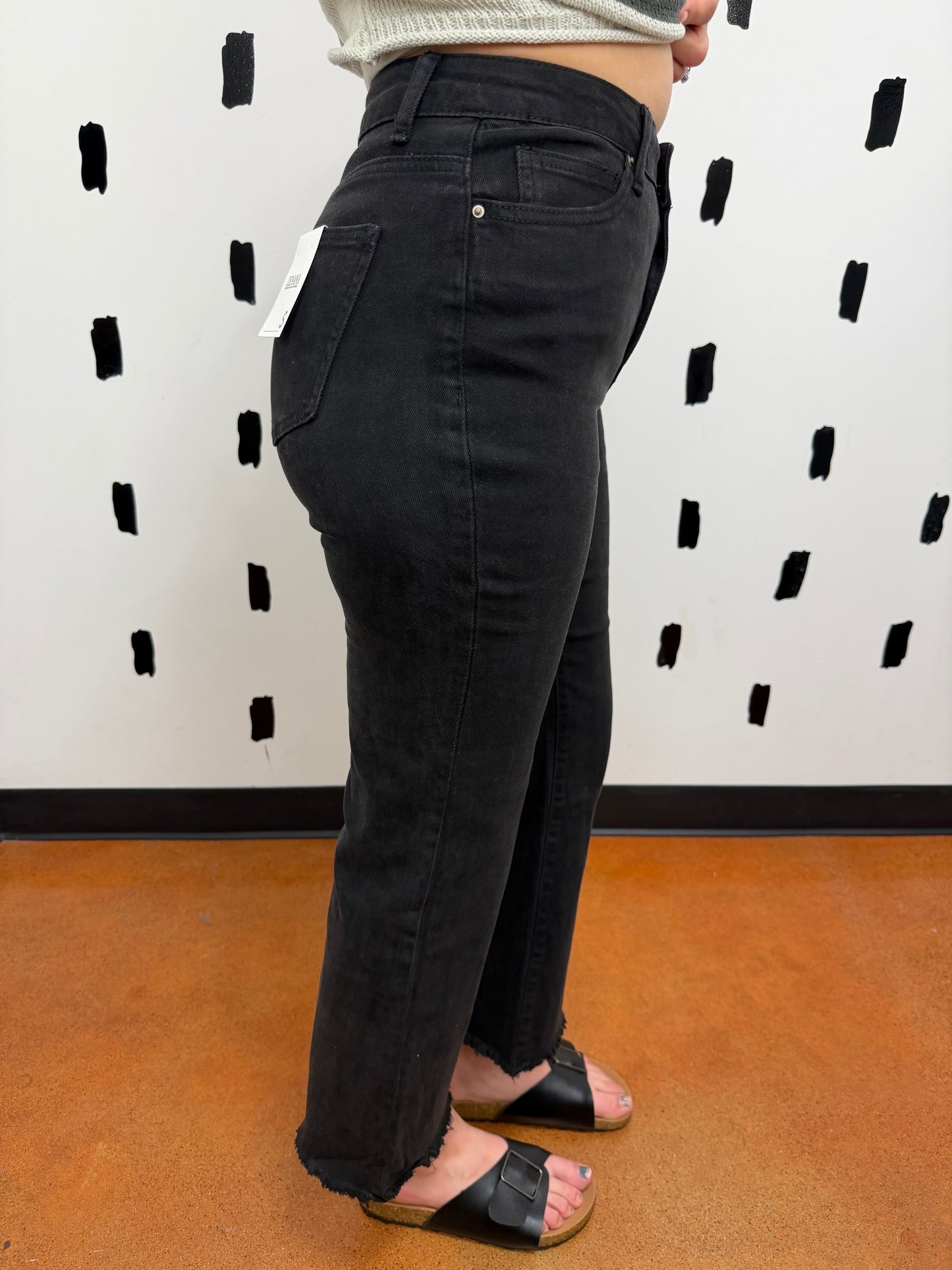 Black High Waist Bootcut pants