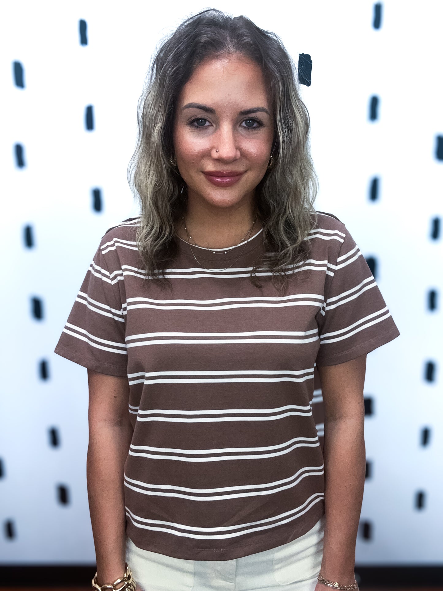 Striped Short Sleeve Tee