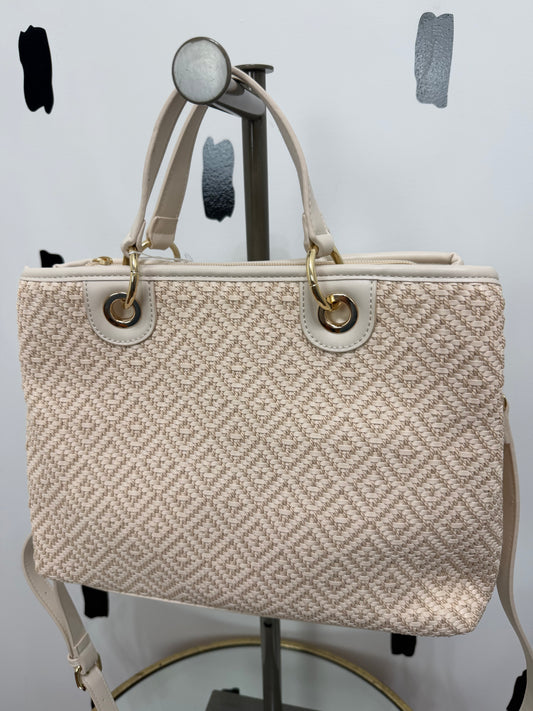 Woven Diamond Tote Bag