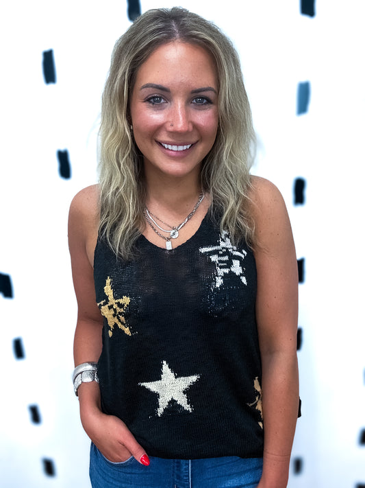 Black Star Sweater Tank