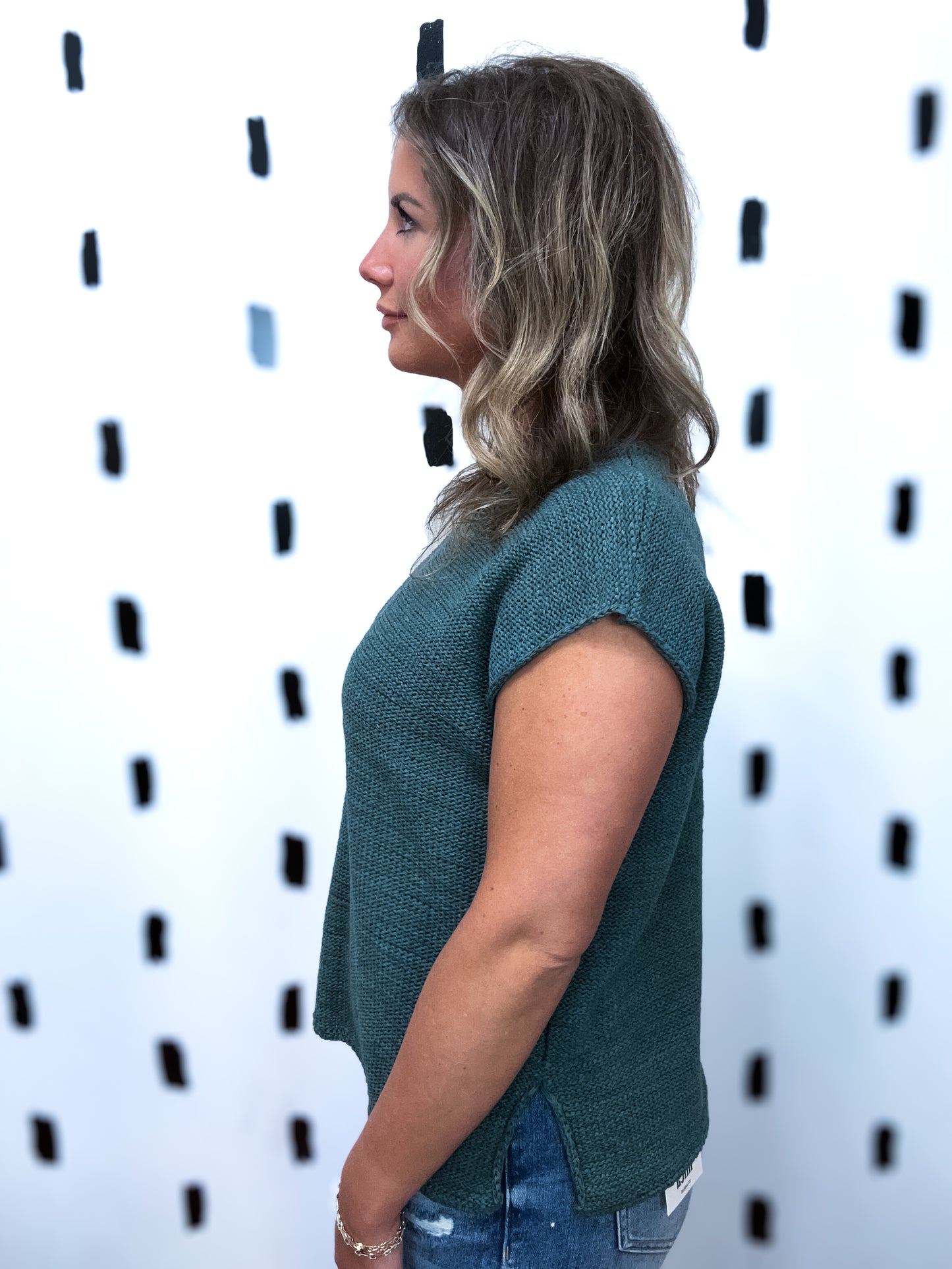 Ash Jade Crew Neck Sweater Vest