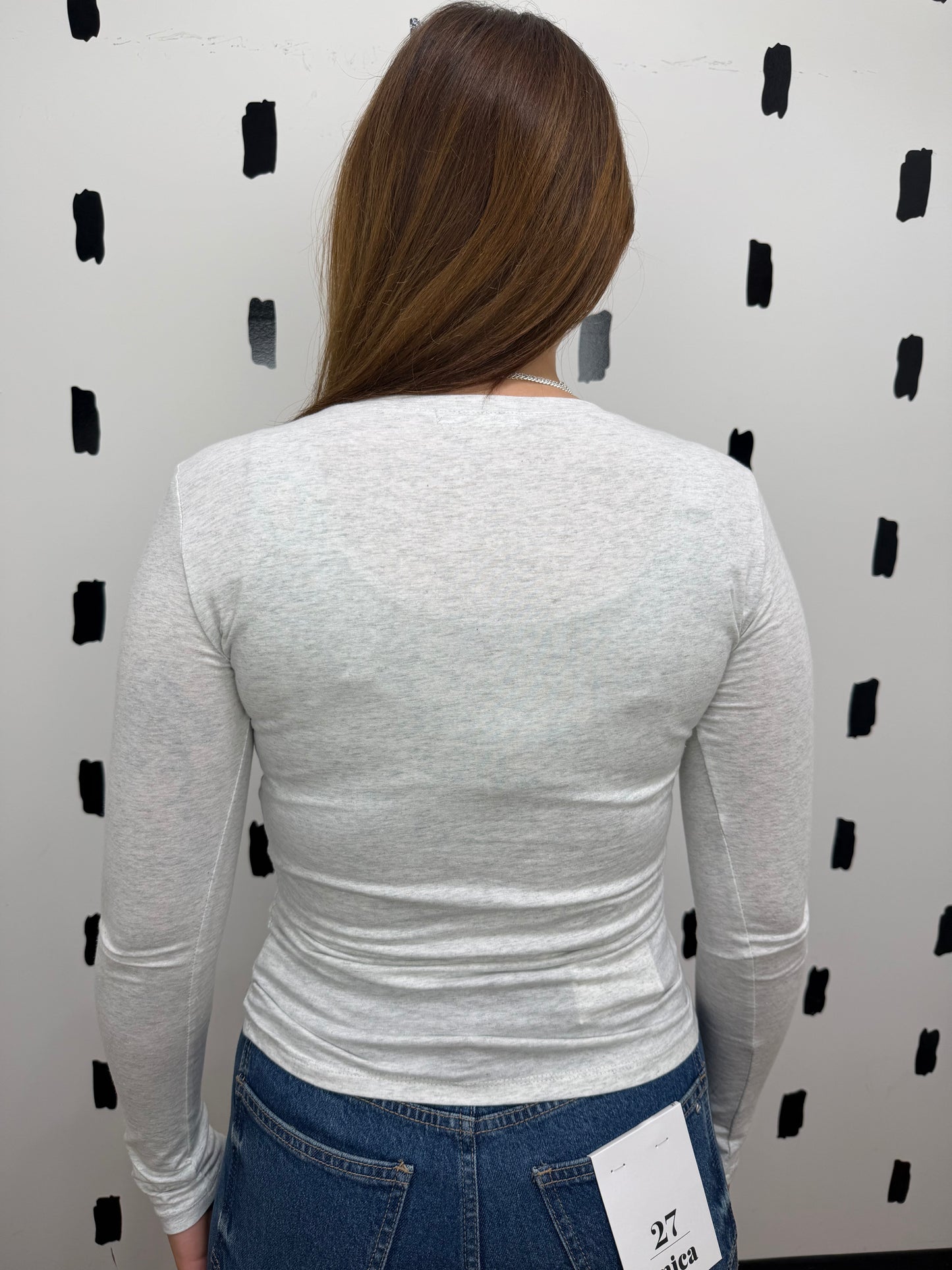 Long Sleeve Crew Neck Top