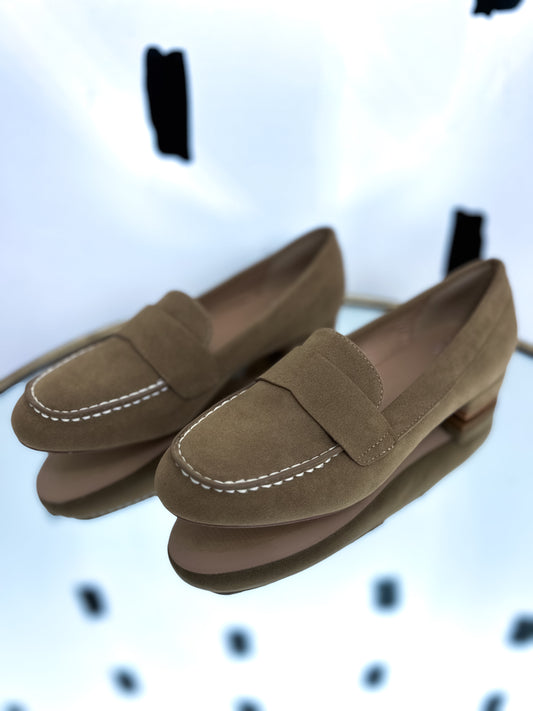 Suede Loafers