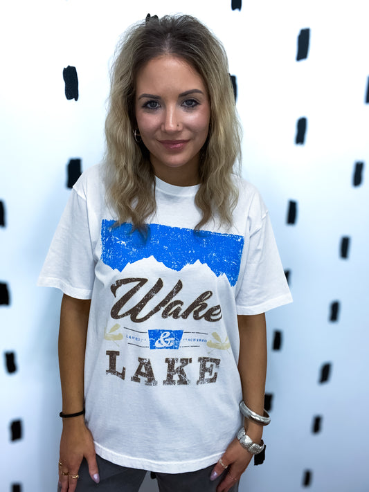 Wake & Lake Graphic Tee