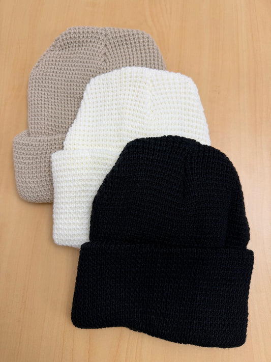 Waffle Knit Beanie