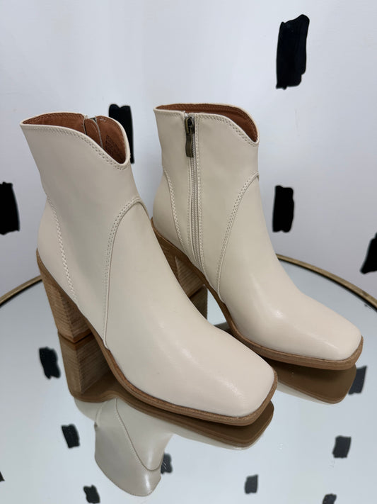 Ivory Ankle Boots