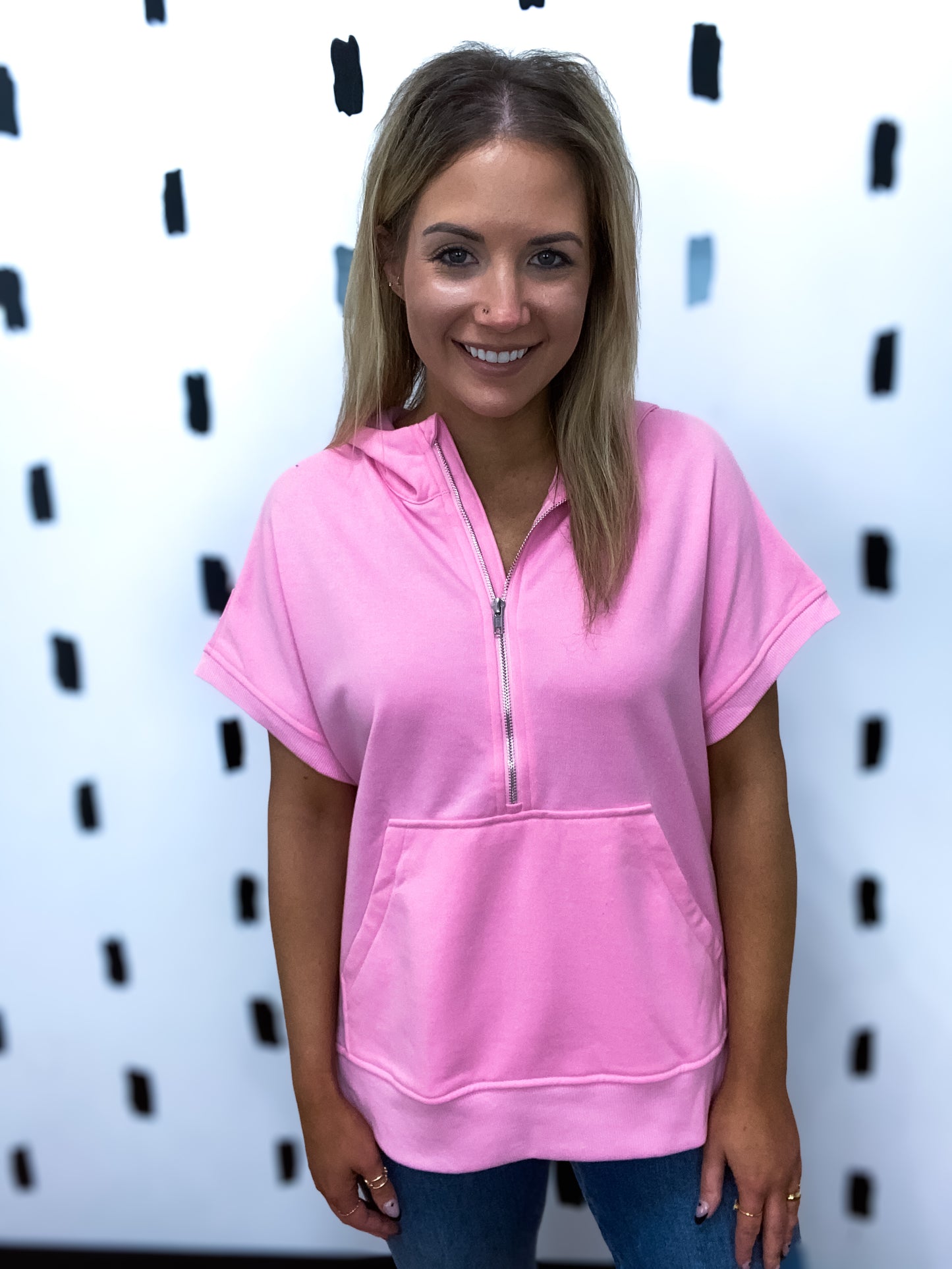 Bonbon Half Zip Hoodie