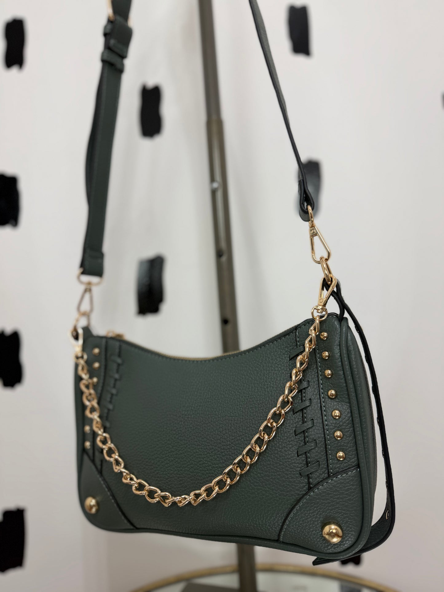 Dark Slate Gold Crossbody