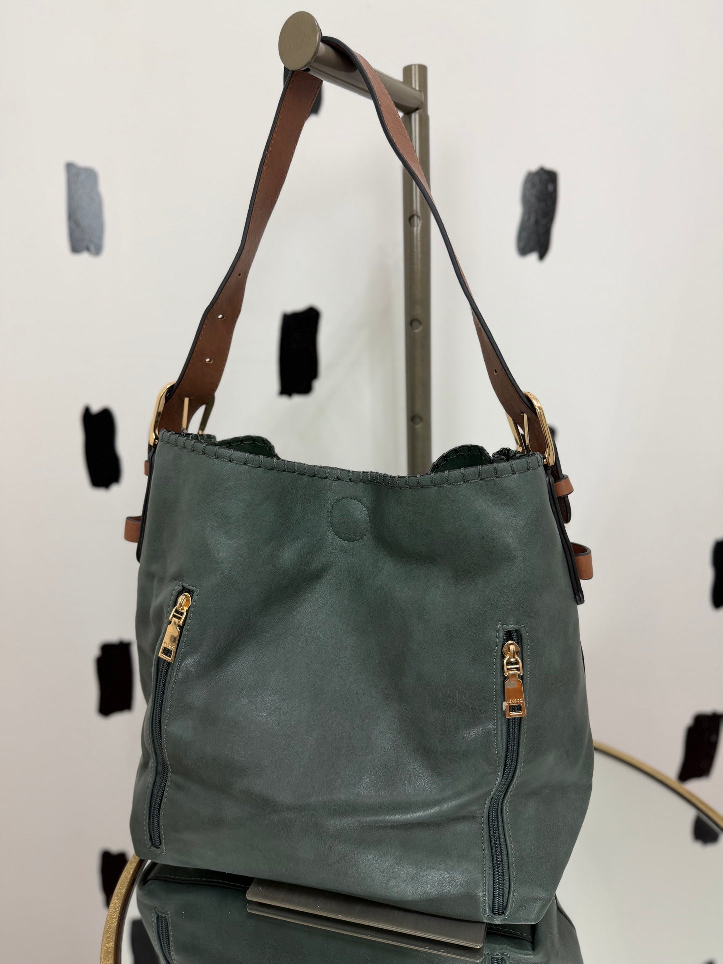 Slate Buckle Strap Bag