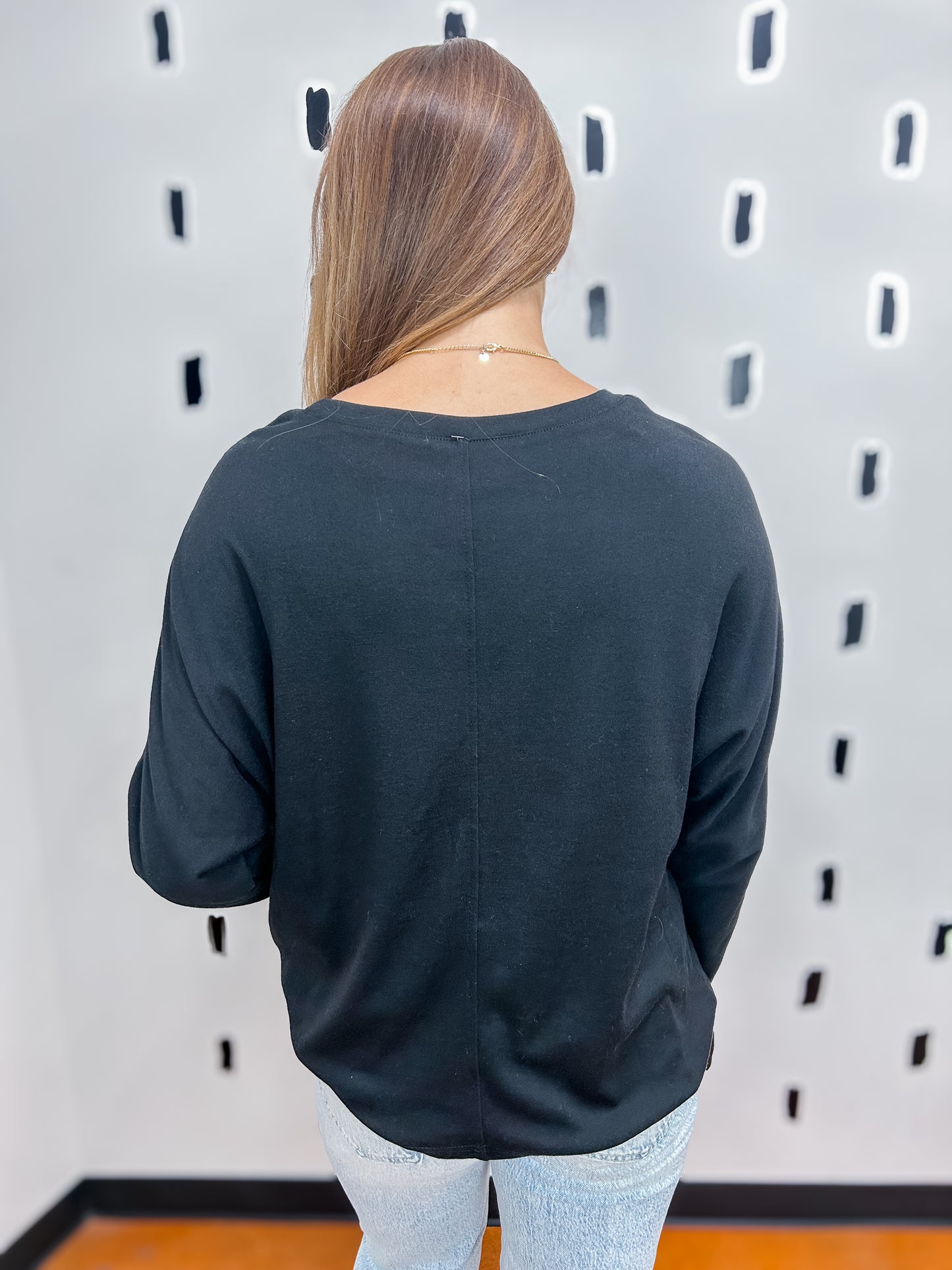 Solid Long Sleeve Top