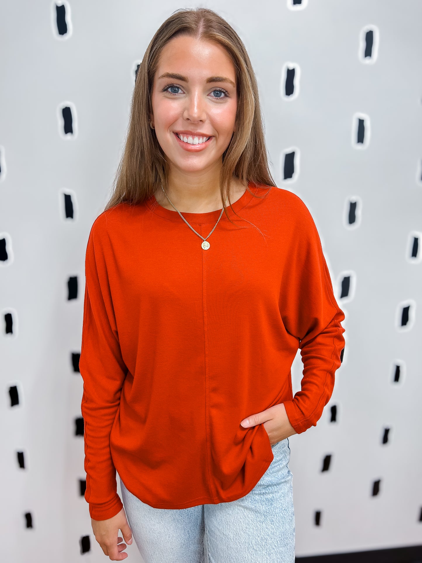 Solid Long Sleeve Top