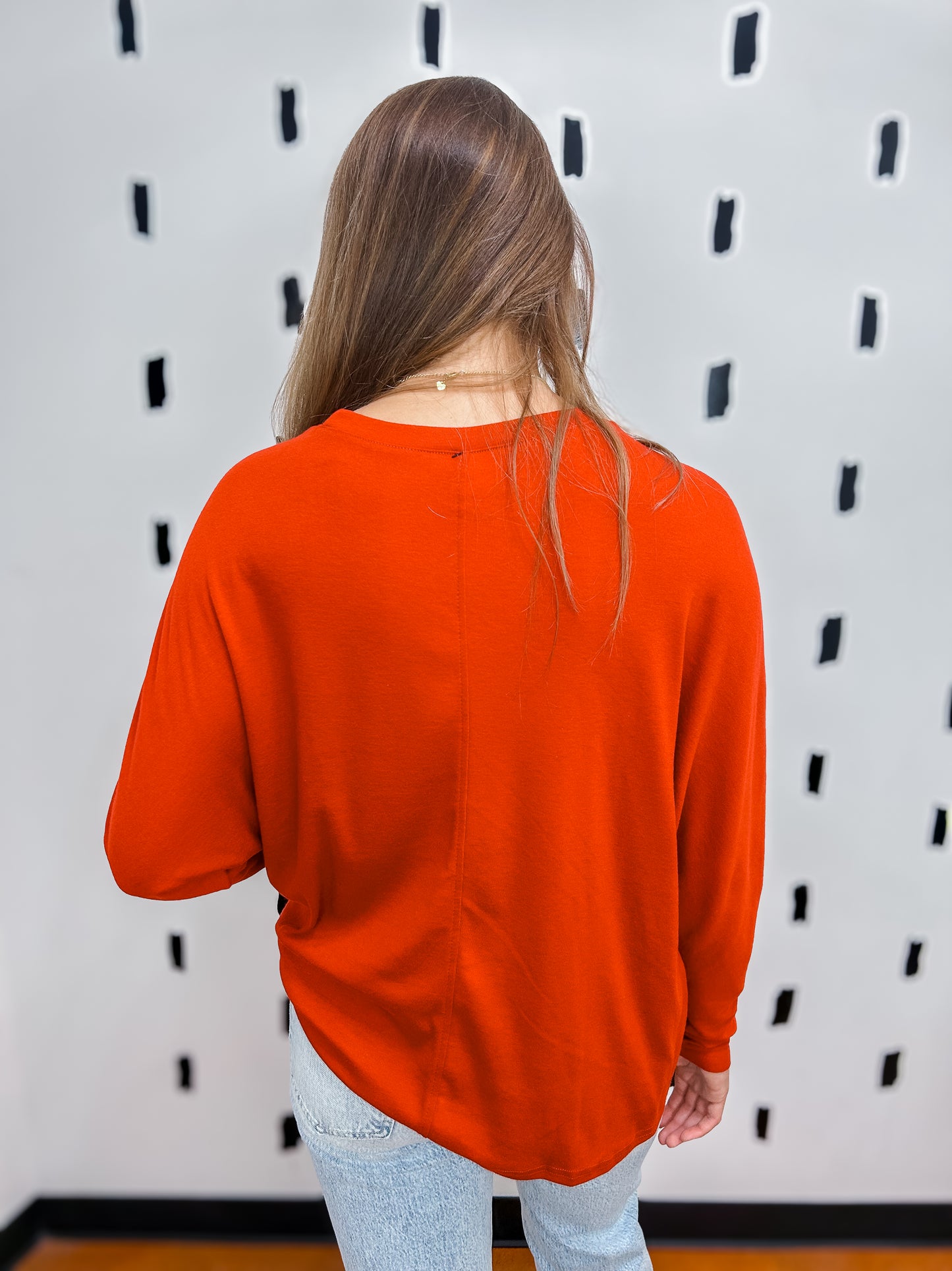 Solid Long Sleeve Top
