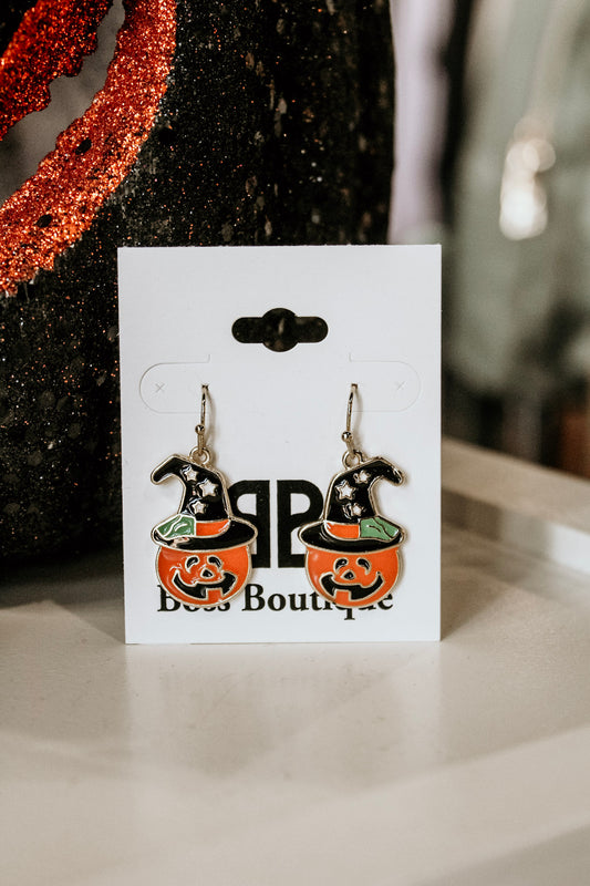 Halloween Earrings - Pumpkins