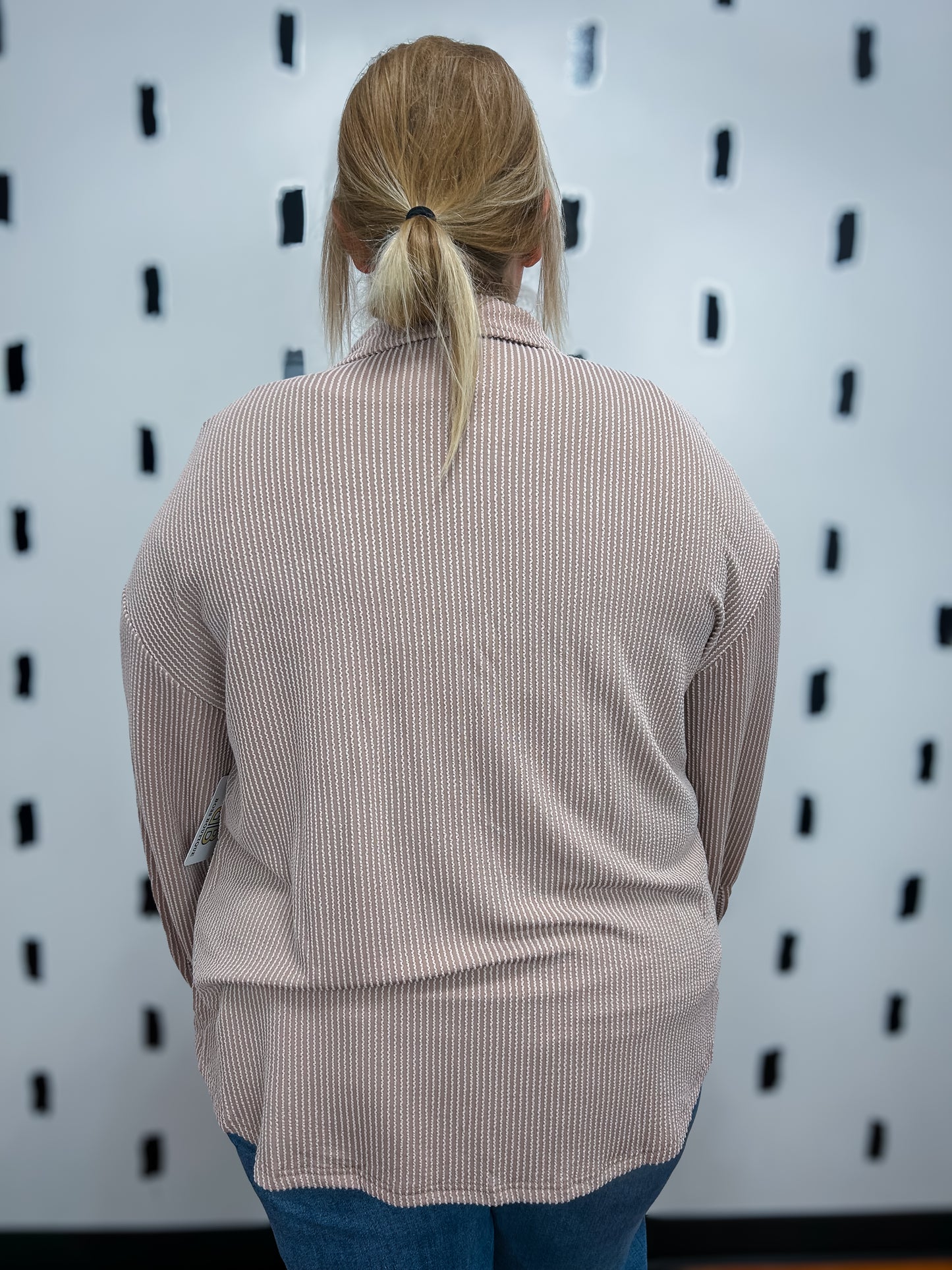 Mocha Ribbed Shacket