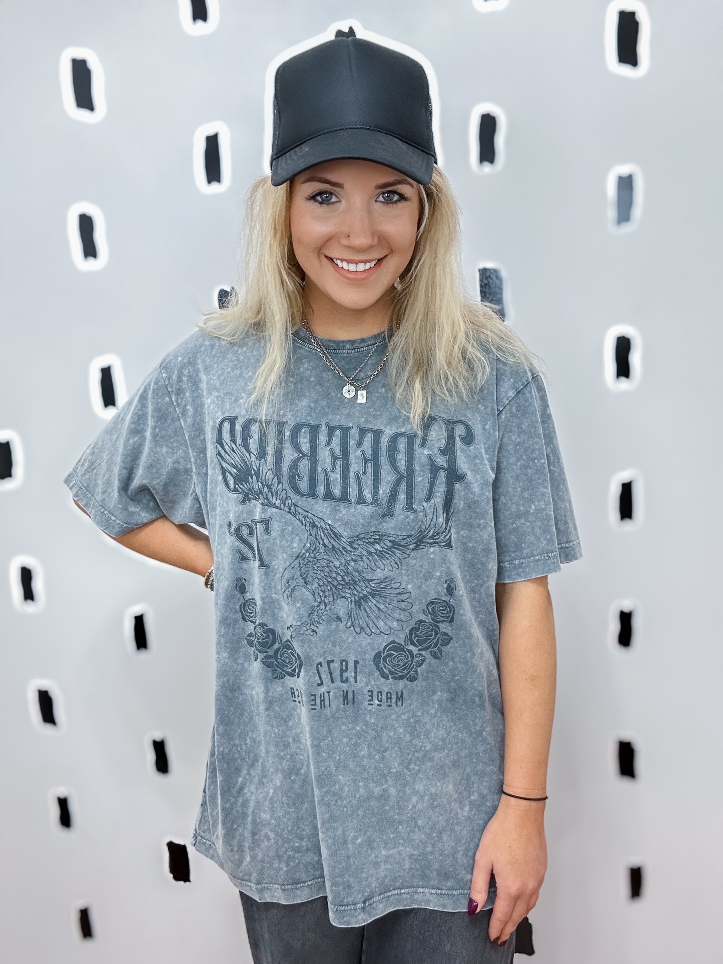 Denim Free Bird Vintage Graphic Tee