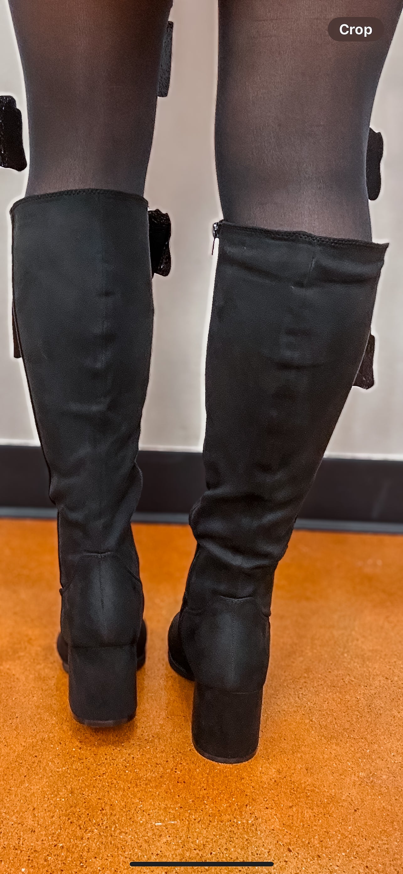 Knee High Block Heeled Riding Boots